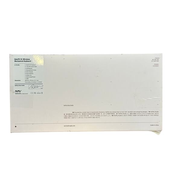 NuPhy Halo75 V2 QMK/VIA Wireless Mechanical Keyboard in Sakura Fizz LEMON Switch - Picture 7 of 7